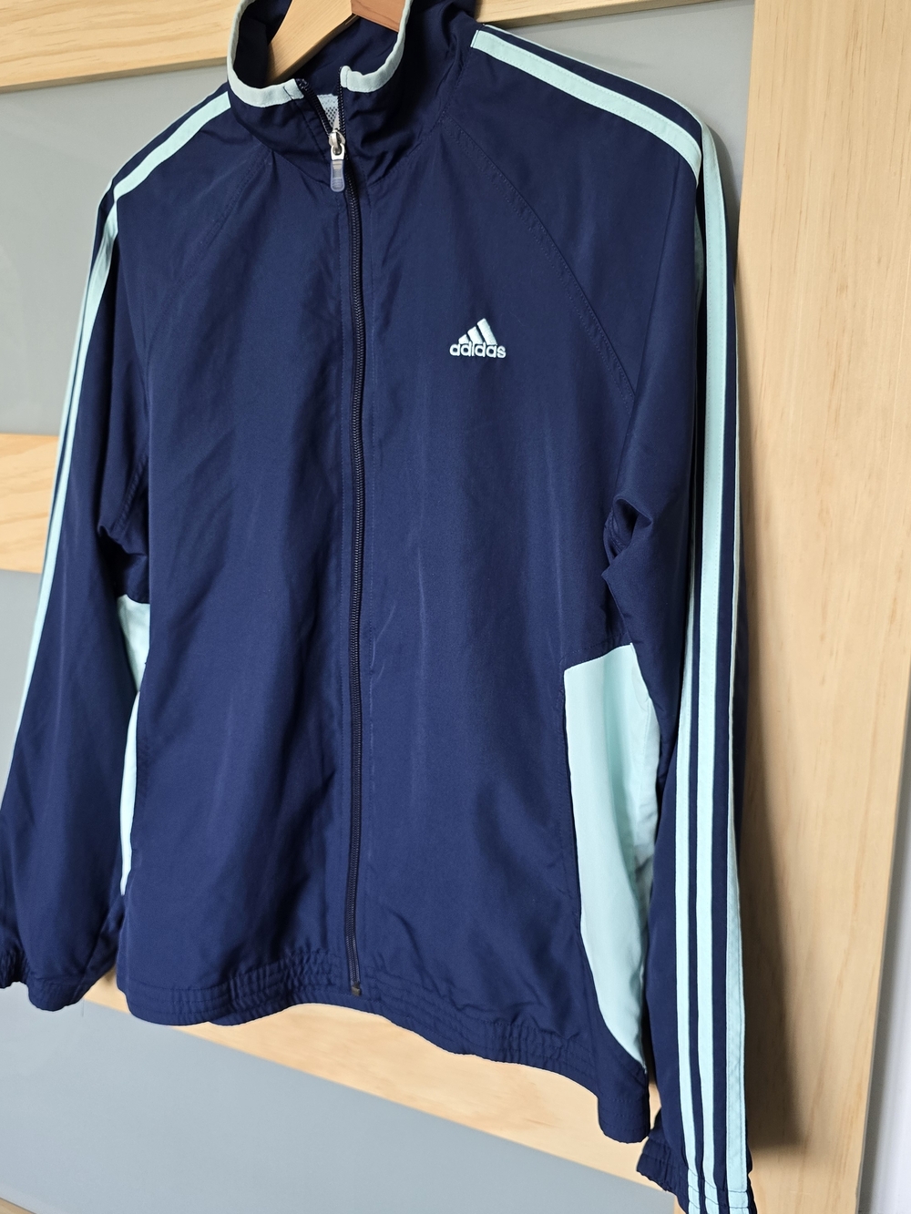 Adidas Navy & Light Blue Track Jacket